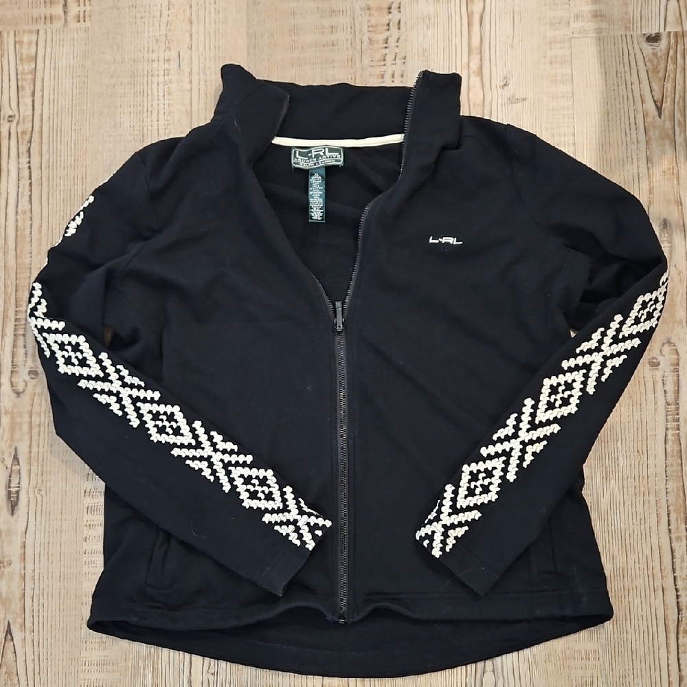 Ralph Lauren Jacket Active Wear Size XL Black L-RL 1771